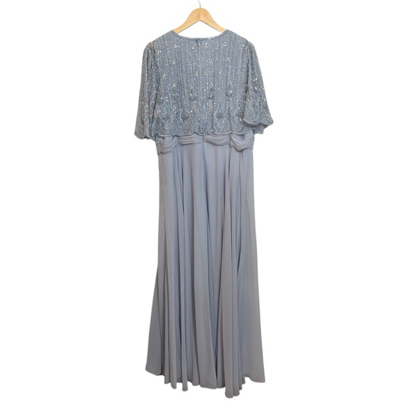 MAC DUGGAL Beaded Overlay A-Line Gown NWOT - Picture 11 of 12